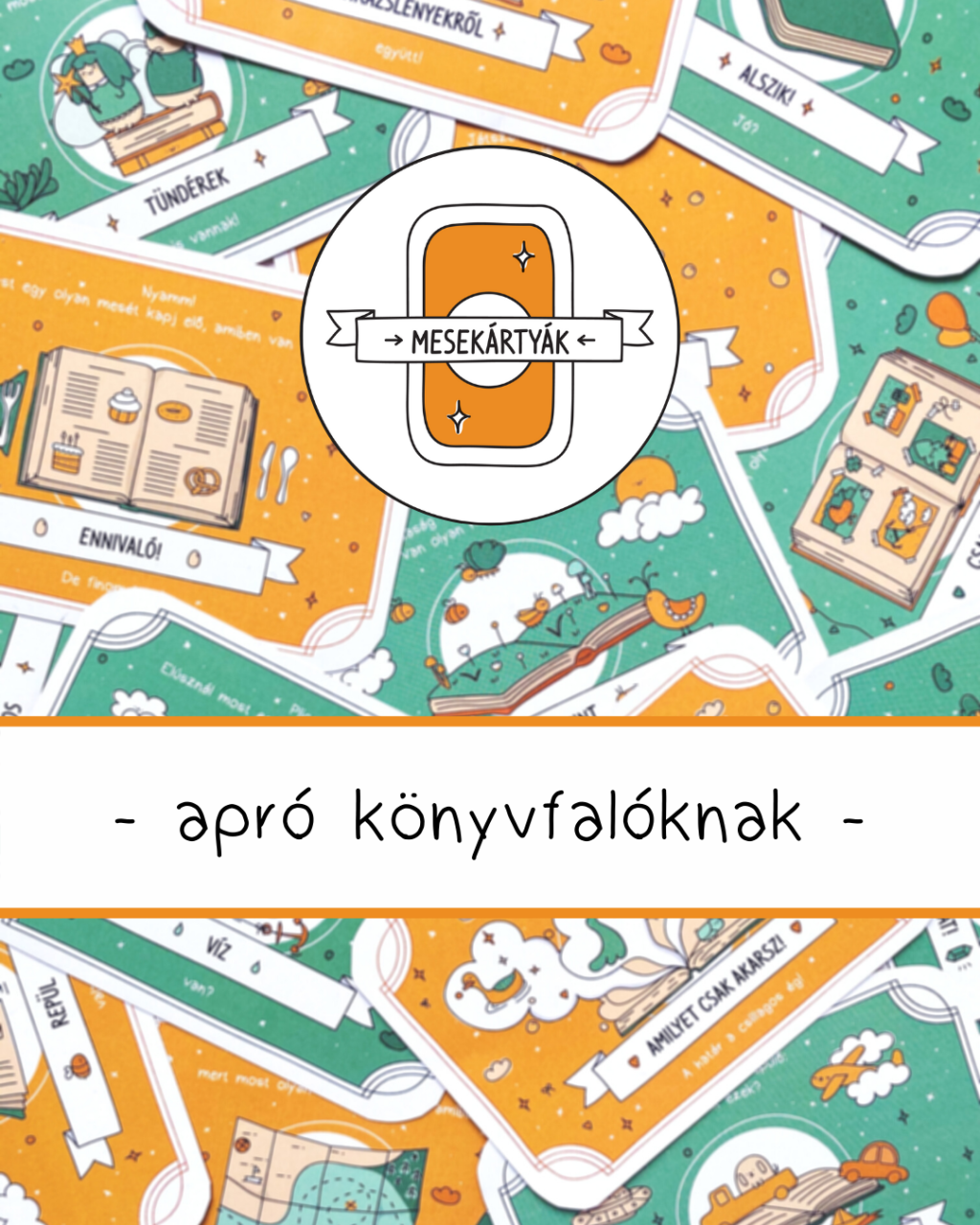 Mesekártyák - apró könyvfalóknak!