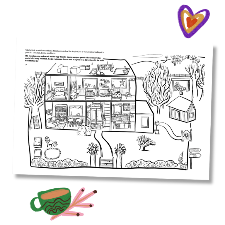 Anni és Dinó mesés foglalkoztatója a Bukkancstól – ilyen a kétoldalas színező!